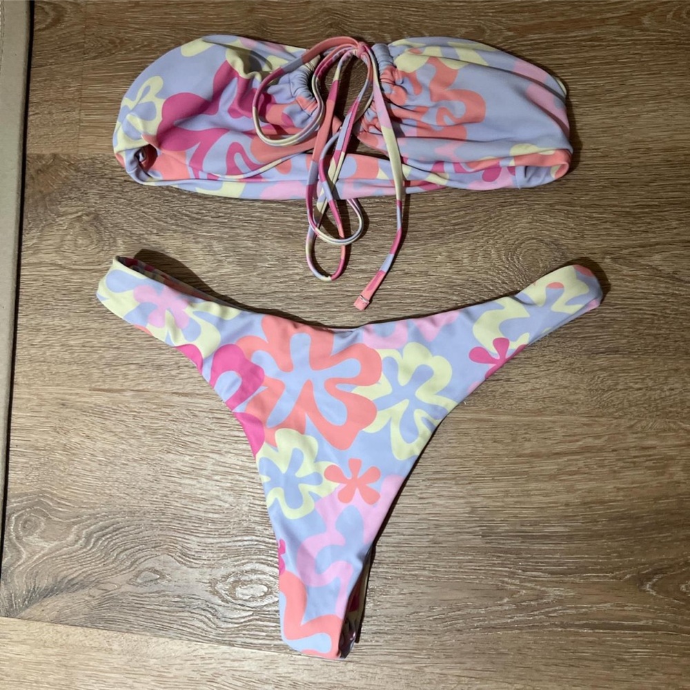 SHEIN Multicolor Floral Bikini